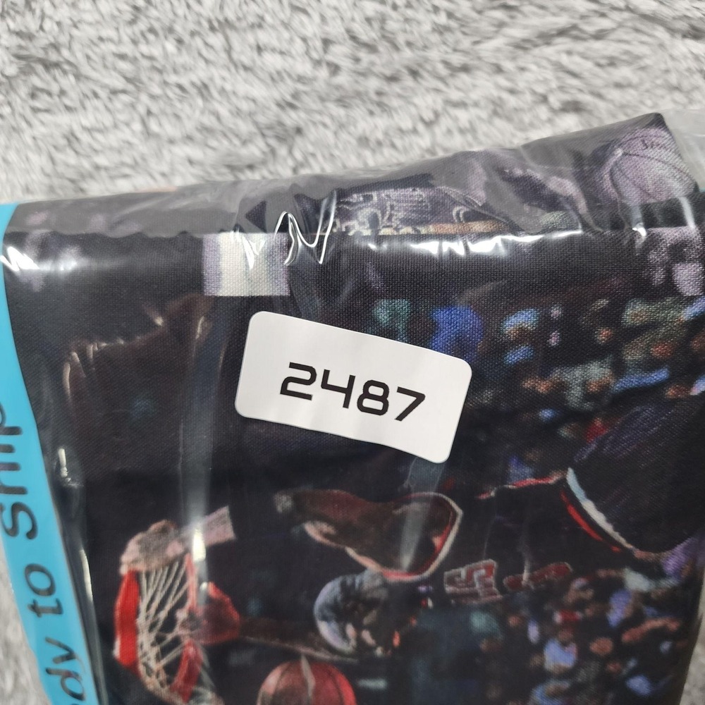 Chicago Bulls Pants Mens Medium 30x32 NBA Basketball Jordan 23 AOP Jumpman Nike - Picture 12 of 12